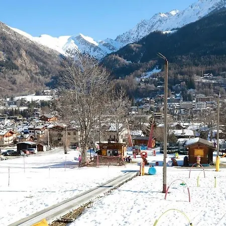 La Maison Des Guides - Trilocale A 500 Mt Dalle Piste Di Dolonne * Courmayeur