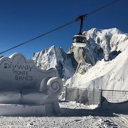 La Maison Des Guides - Trilocale A 500 Mt Dalle Piste Di Dolonne * Courmayeur
